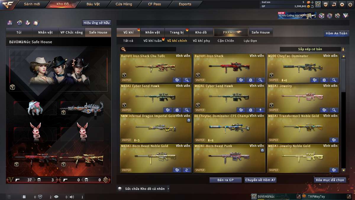 shop acc cf uy tin gia re